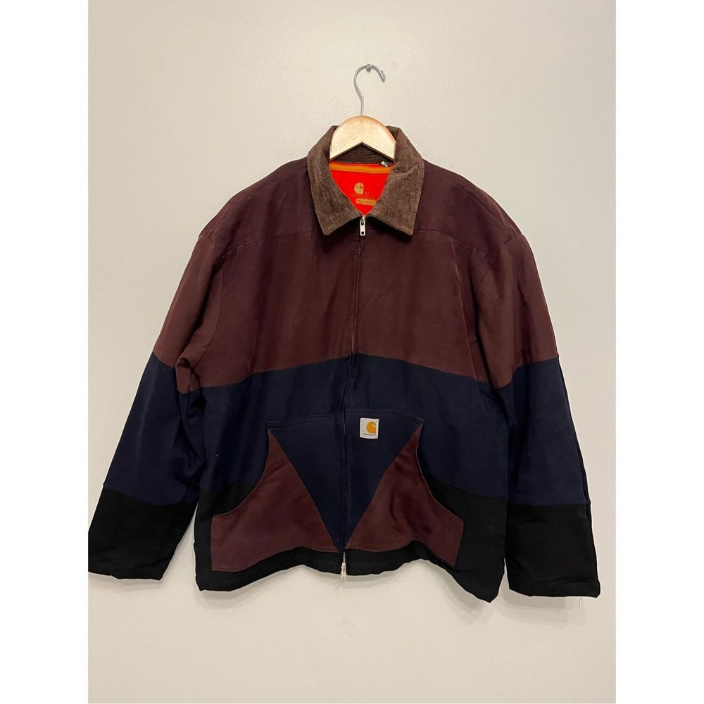 Carhartt Custom Reworked Color Block Duck Jacket Size M